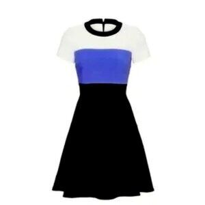 NWT Kate Spade Color Block Fit & Flare/A-line Dress-size 4